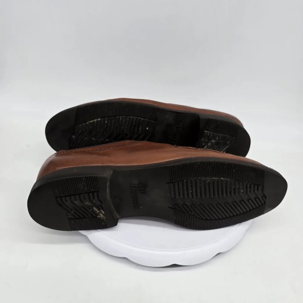 Allen Edmonds Shoe Men's 10 EEE Stockbridge Brown Leather Derby